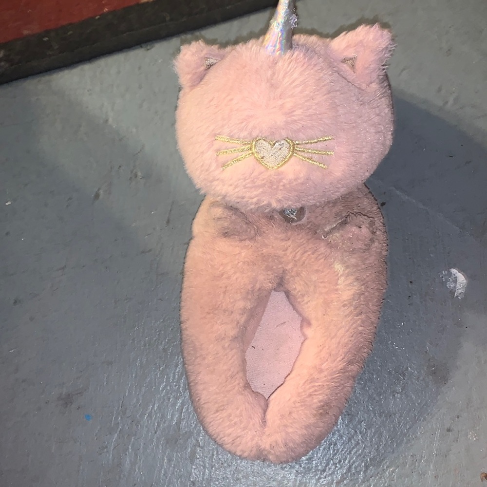 Kitty unicorn slippers